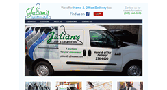 Desktop Screenshot of juliansdrycleaners.com